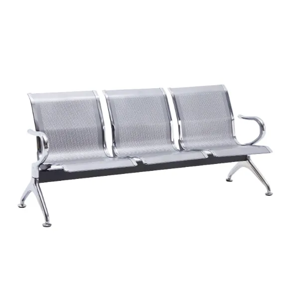 Three-Seater Metal Frame Bench